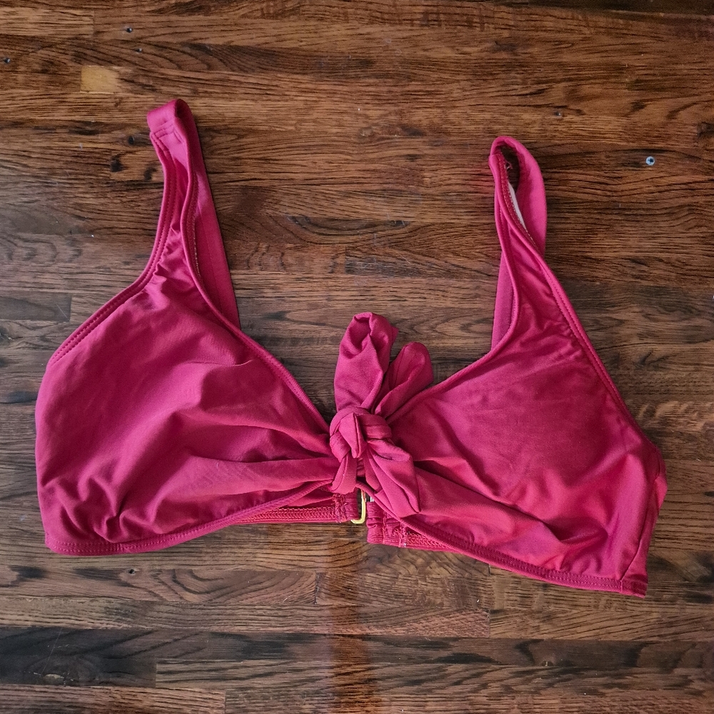 Antonio Melani Red Padded Swim Top